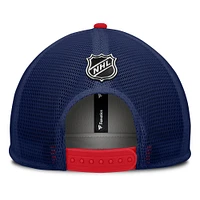Men's Fanatics Navy/Red New York Rangers Authentic Pro Hometown Rink Foam Trucker Snapback Hat