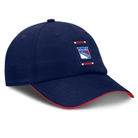 Men's Fanatics Navy/Red New York Rangers Authentic Pro Ripstop Adjustable Hat