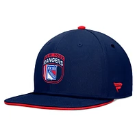 Men's Fanatics Navy New York Rangers 2024 NHL Draft Snapback Hat