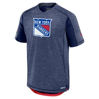 T-shirt technique authentique Pro Rink des Rangers de New York pour hommes la collection Fanatics Navy