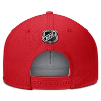 Men's Fanatics Red New York Rangers Authentic Pro Team Rink Snapback Hat