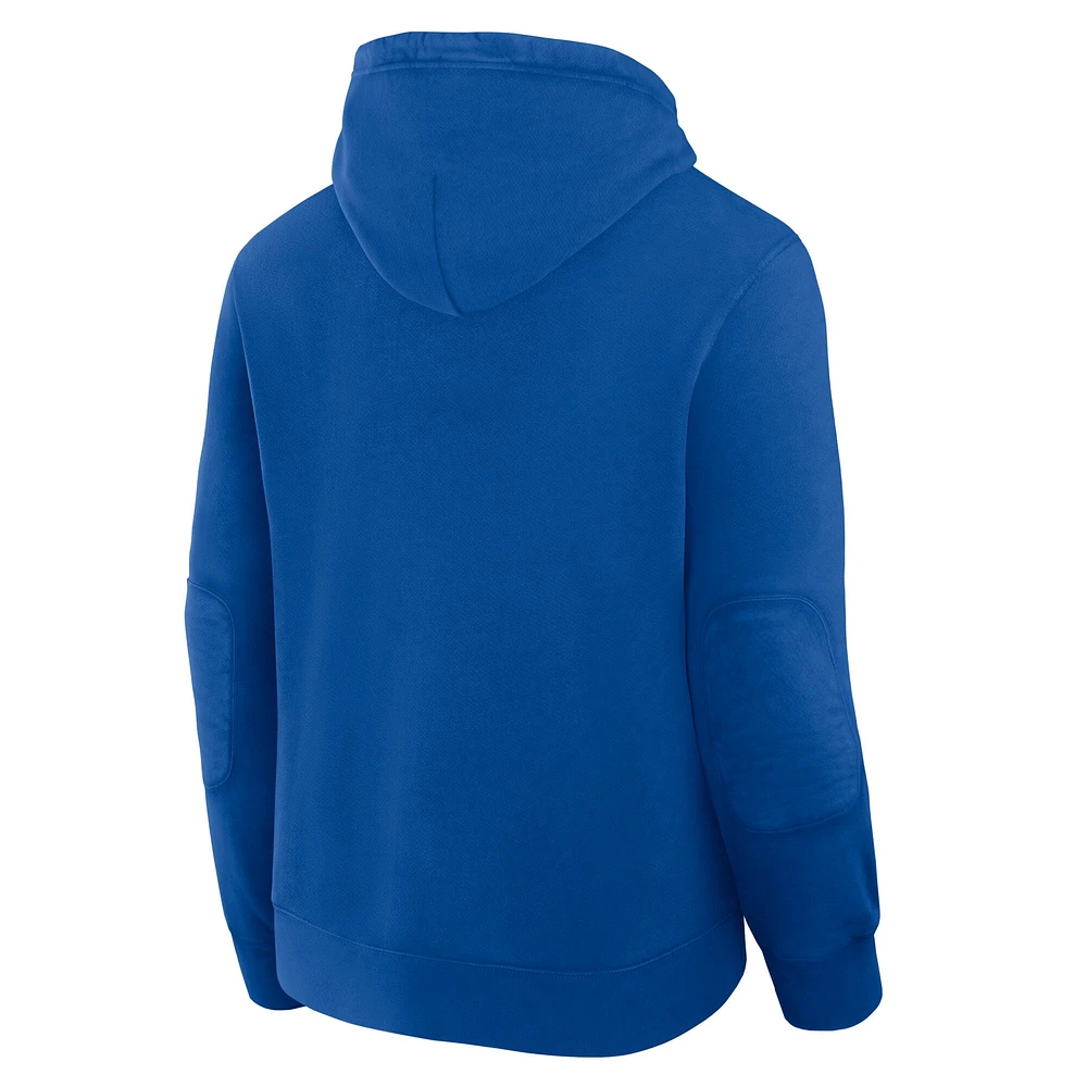 Sweat à capuche en polaire pour homme Fanatics Royal New York Rangers Decades Collection Tradition