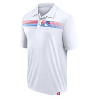 Men's Fanatics White New York Rangers Victory For Us Interlock Polo
