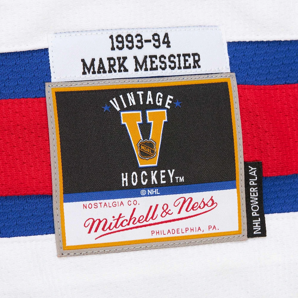 Men's Mark Messier Royal New York Rangers 1993-94 Power Play Jersey