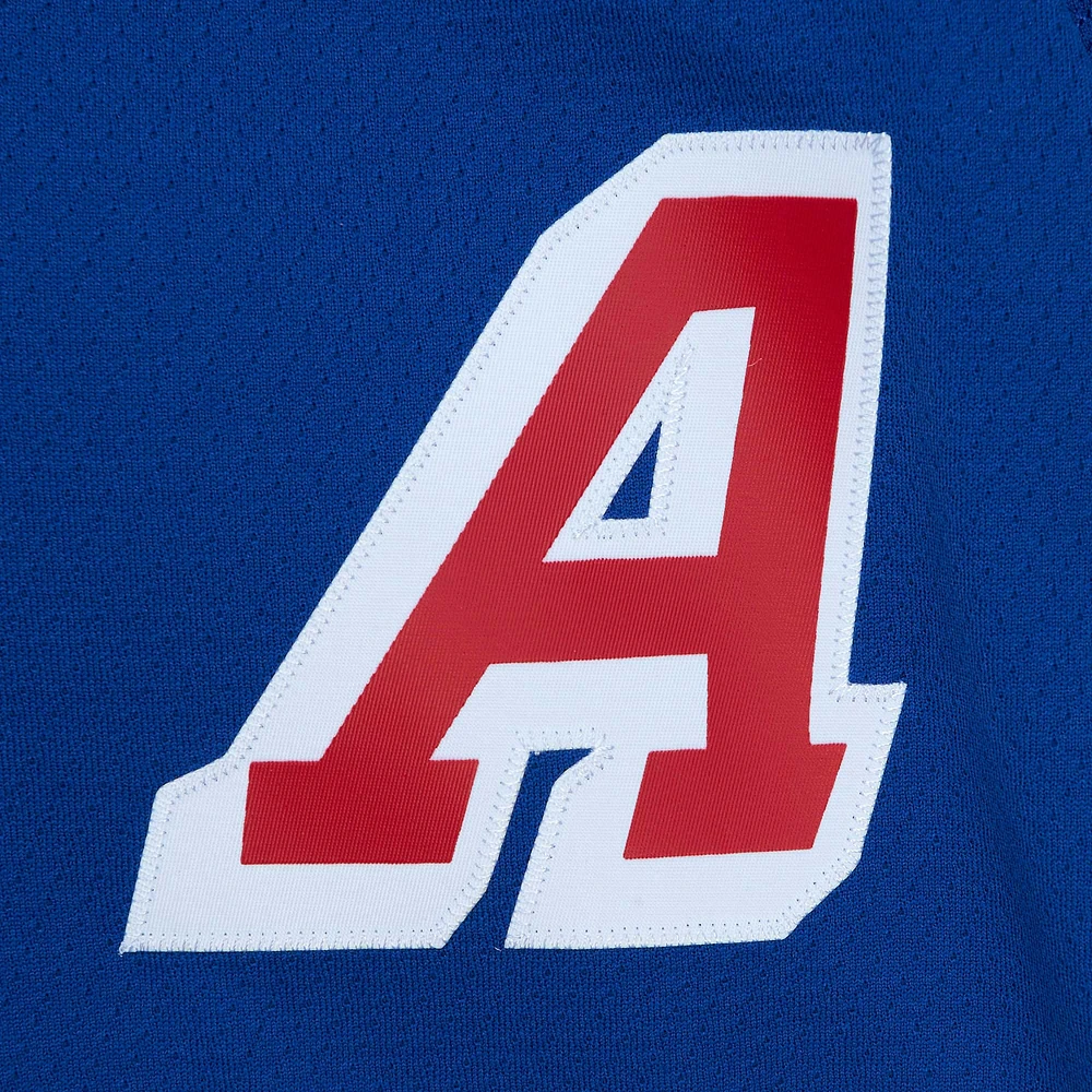 Men's Mitchell & Ness Brian Leetch Blue New York Rangers Alternate Captain Patch 1993/94 Line Player Jersey