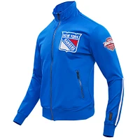 Men's Pro Standard Blue New York Rangers Classic Full-Zip Track Jacket