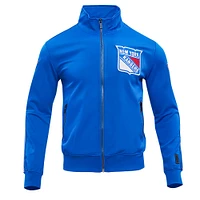 Men's Pro Standard Blue New York Rangers Classic Full-Zip Track Jacket