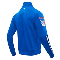 Men's Pro Standard Blue New York Rangers Classic Full-Zip Track Jacket