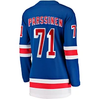 Women's Fanatics Juuso Parssinen Blue New York Rangers Home Breakaway Player Jersey
