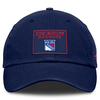 Women's Fanatics Navy New York Rangers Authentic Pro Rink Adjustable Hat