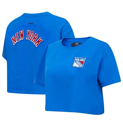 T-shirt court classique Pro Standard des New York Rangers pour femmes