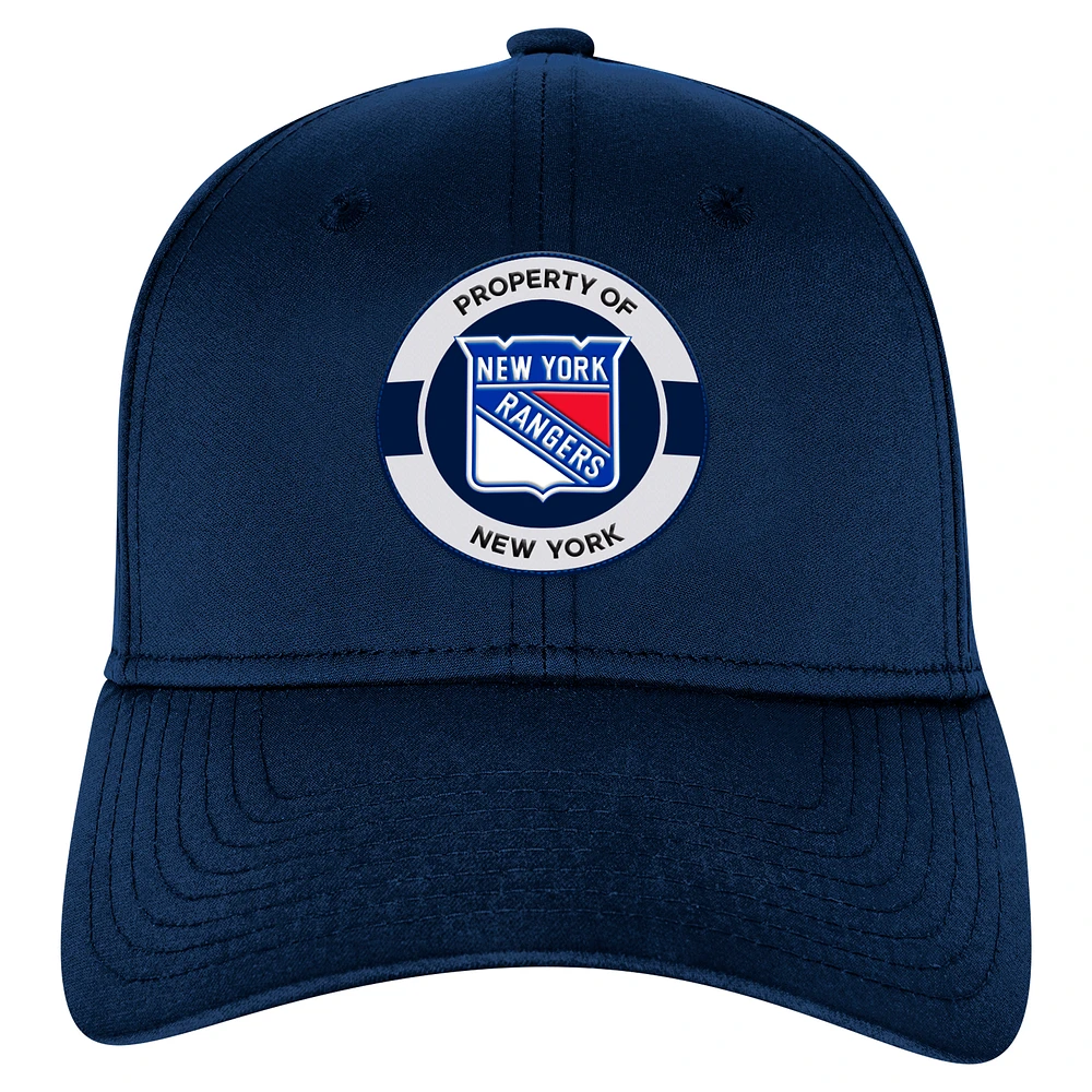 Youth Fanatics Royal New York Rangers Authentic Pro Training Camp Stretch Fit Hat