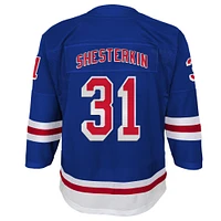 Youth Igor Shesterkin Blue New York Rangers Home Premier Player Jersey