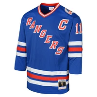 Youth Mark Messier Royal New York Rangers Power Play 2.0 Player Jersey with Captain Patch