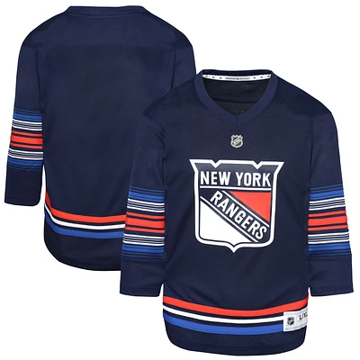 Maillot de réplique alternative des Rangers New York pour jeunes, bleu marine