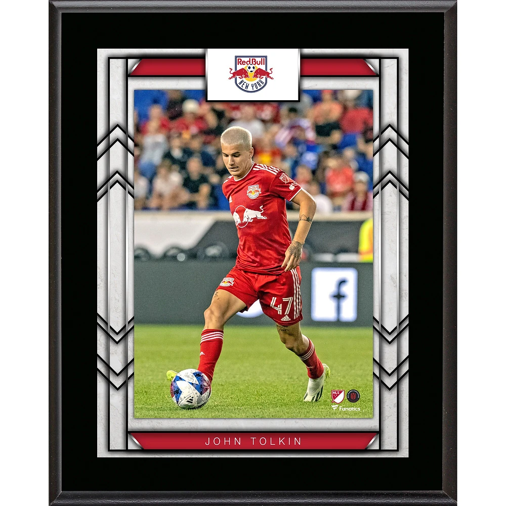 John Tolkin New York Red Bulls 10.5" x 13" Sublimated Player Plaque