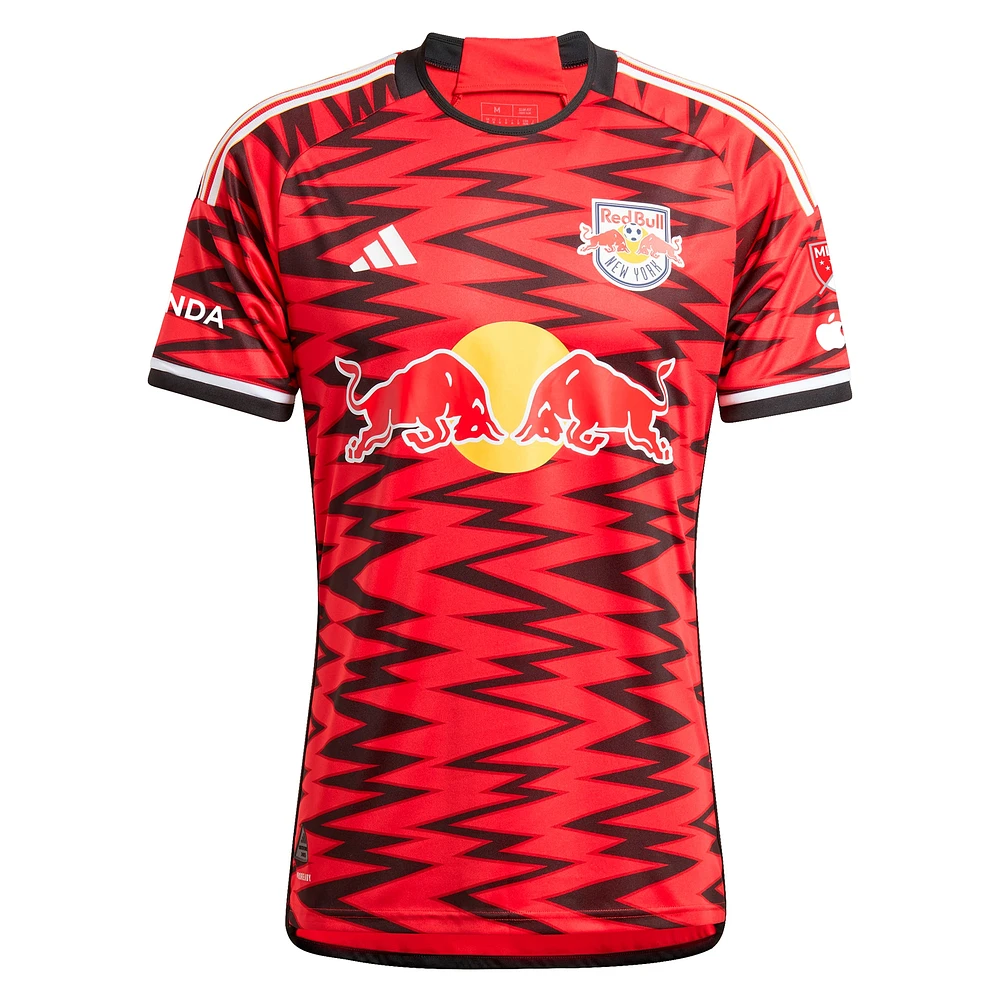 Men's adidas Emil Forsberg Red New York Bulls 2024 Legacy Authentic Player Jersey