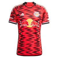 Men's adidas Emil Forsberg Red New York Bulls 2024 Legacy Authentic Player Jersey