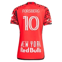 Men's adidas Emil Forsberg Red New York Bulls 2024 Legacy Authentic Player Jersey