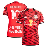 Men's adidas Emil Forsberg Red New York Bulls 2024 Legacy Authentic Player Jersey