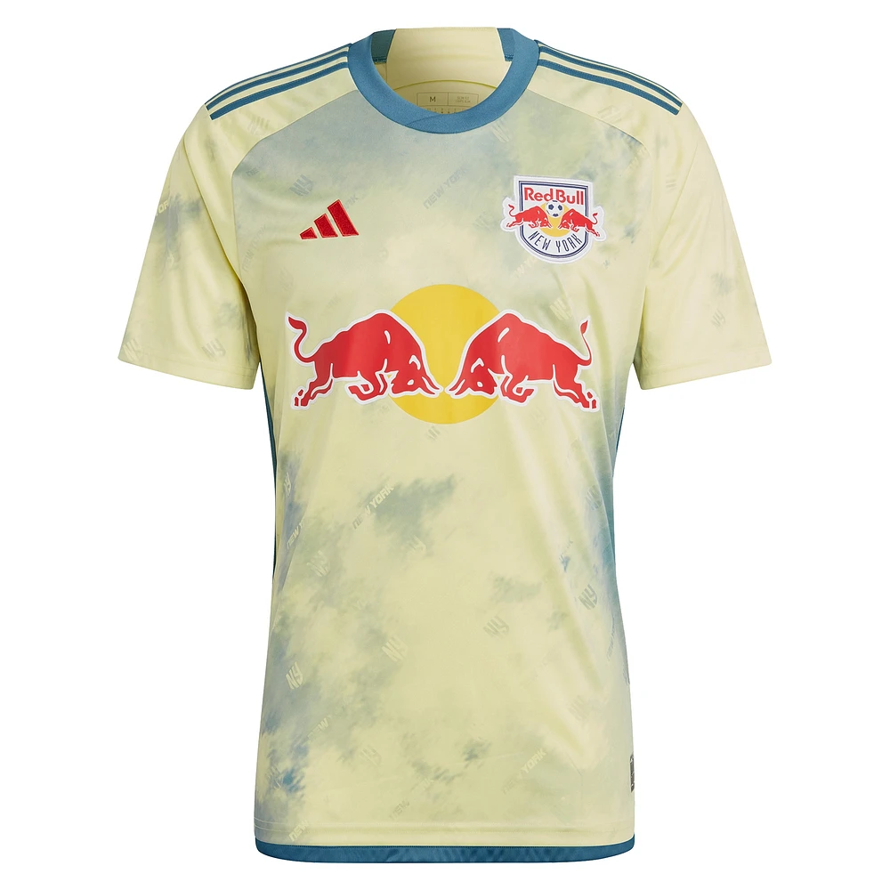 Maillot adidas pour homme Emil Forsberg jaune New York Red Bulls 2024 Daniel Patrick Kit Replica Player