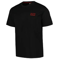 Men's Black New York Red Bulls Round Heavy T-Shirt