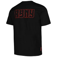 Men's Black New York Red Bulls Round Heavy T-Shirt