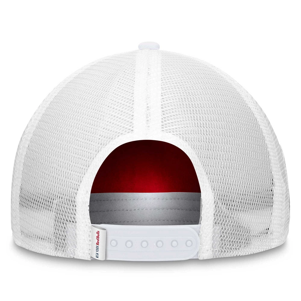 Men's Fanatics Red/White New York Red Bulls True Classic Golf Snapback Hat