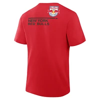 Men's Fanatics Red New York Bulls Corner Kick Legacy Cotton T-Shirt