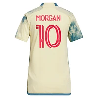 Women's adidas Lewis Morgan Yellow New York Red Bulls 2023 Daniel Patrick Kit Replica Jersey