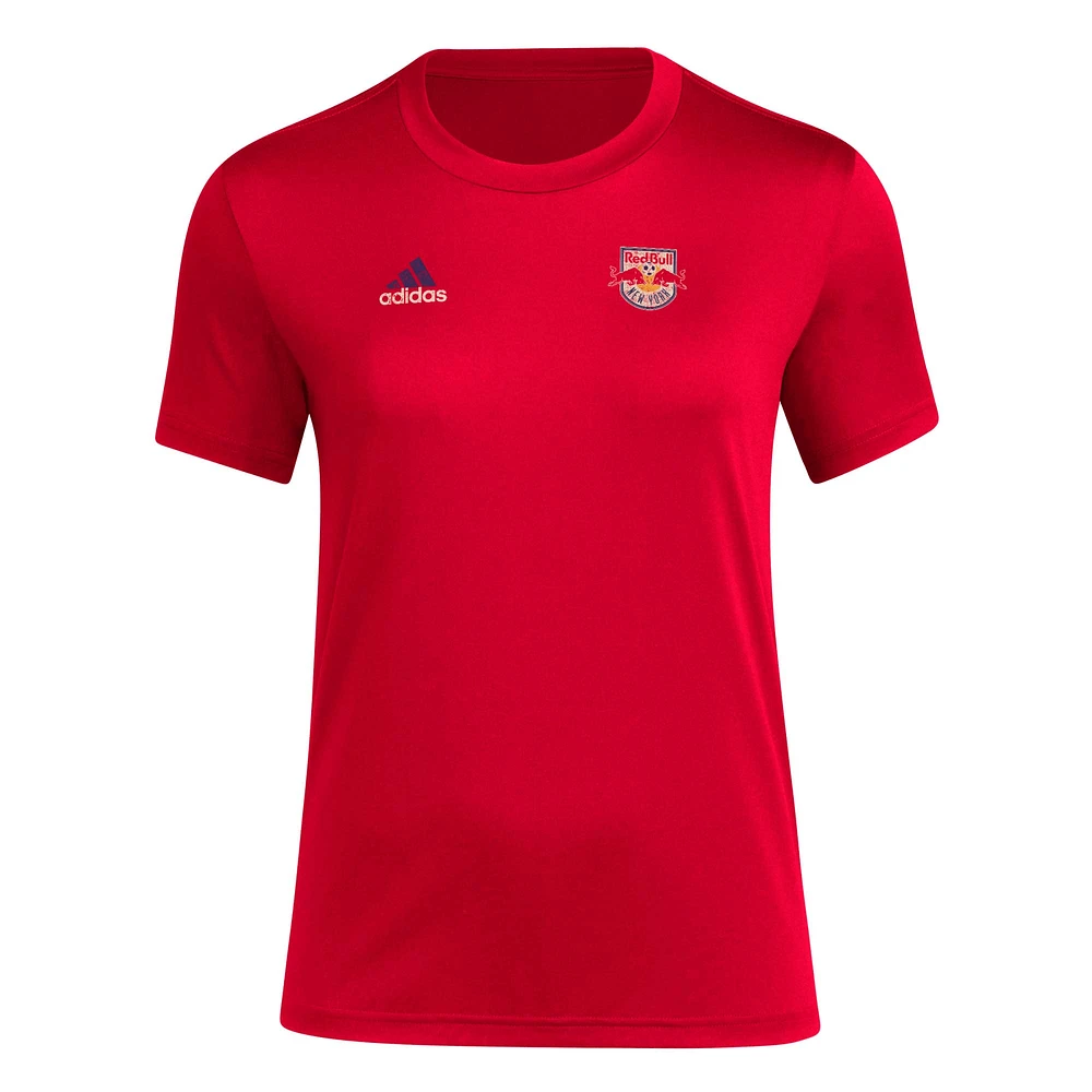 Women's adidas Red New York Bulls Local Stoic T-Shirt