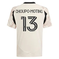 Youth adidas Eric Maxim Choupo-Moting Tan New York Red Bulls 2025 Stone Kit Replica Player Jersey