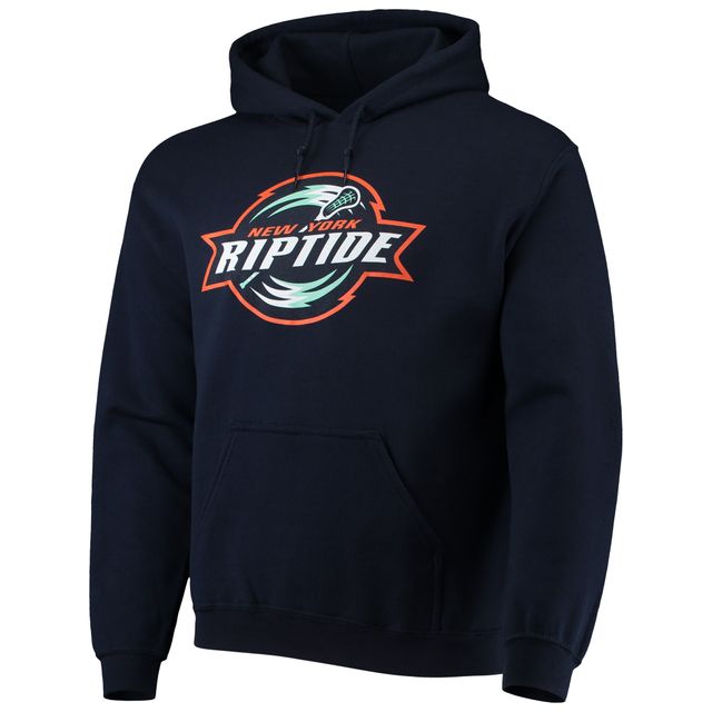 Sweat À Capuche Homme Bleu Marine New York Riptide Solid Pullover