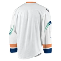 Men's White/Navy New York Riptide Replica Jersey