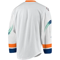 Youth White/Navy New York Riptide Replica Jersey