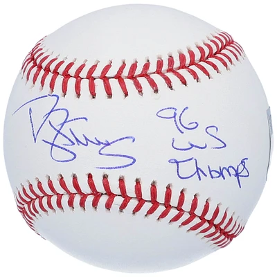 Darryl Strawberry New York Yankees Autographed Baseball with "96 WS Champs" Inscription