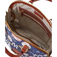 Dooney & Bourke New York Yankees Game Day Zip Zip Satchel