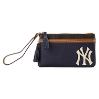 Dooney & Bourke New York Yankees Infield Double-Zip Wristlet