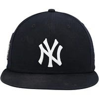 Jazz Chisholm Jr. New York Yankees Game-Used Navy New Era Cap vs. Los Angeles Dodgers on October 30, 2024 - World Series Game 5