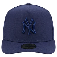 Men's New Era  Navy New York Yankees Color Pack Tonal A-Frame 59FIFTY Fitted Hat