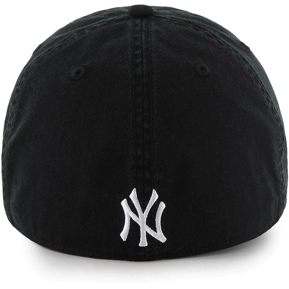 Men's '47 Black New York Yankees Crosstown Classic Franchise Fitted Hat