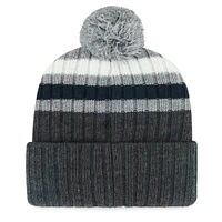Men's '47 Gray New York Yankees Stack Cuffed Knit Hat with Pom