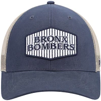 Casquette Snapback pour homme '47 bleu marine/naturel New York Yankees Bronx Bombers Local Haven Trucker