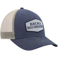 Casquette Snapback pour homme '47 bleu marine/naturel New York Yankees Bronx Bombers Local Haven Trucker