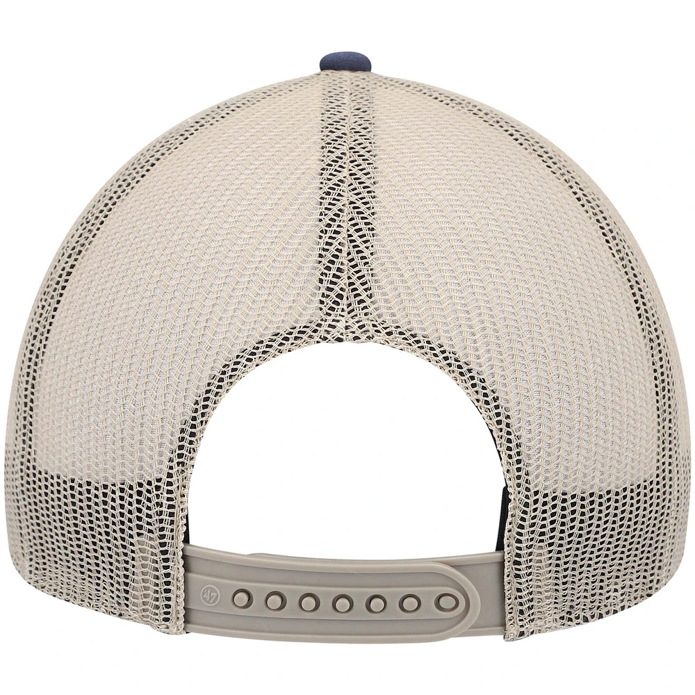 Casquette Snapback pour homme '47 bleu marine/naturel New York Yankees Bronx Bombers Local Haven Trucker