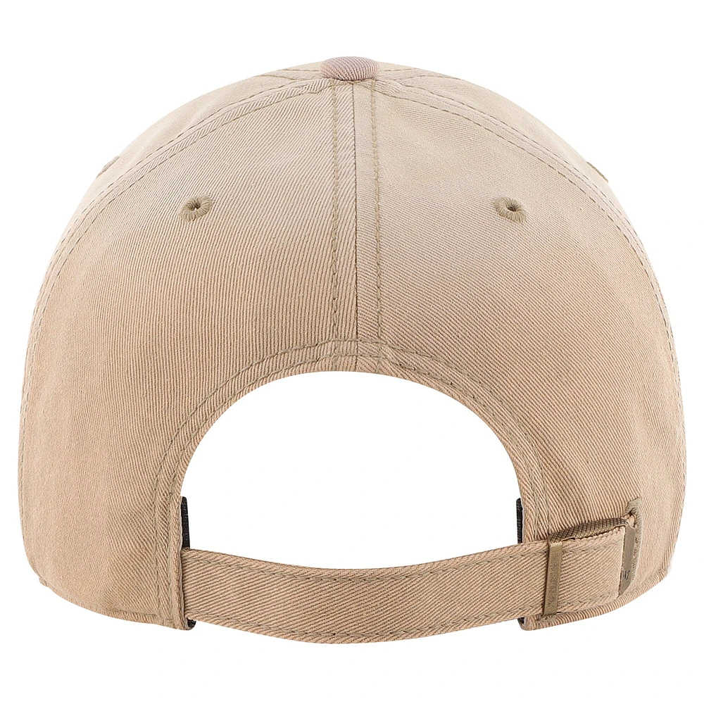Men's '47 Tan/Navy New York Yankees Dusted Sedgwick MVP Adjustable Hat