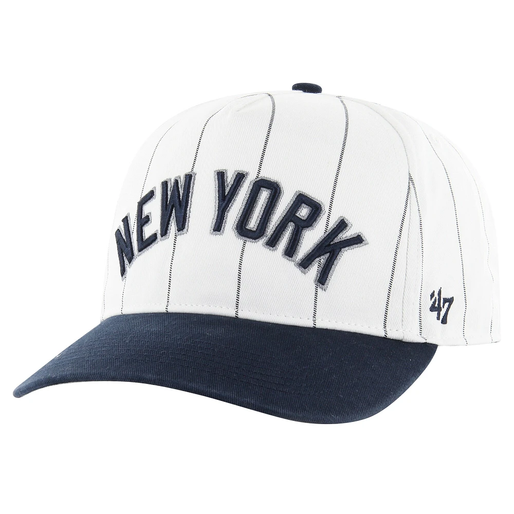 Casquette réglable à double tête et à fines rayures '47 New York Yankees pour hommes