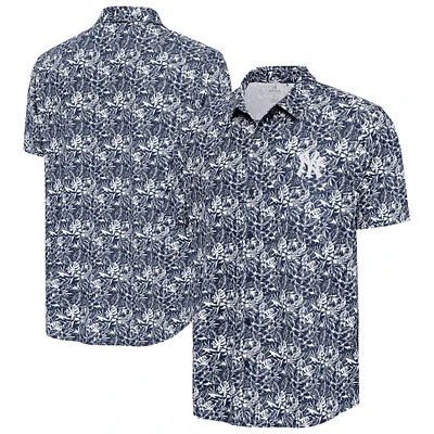 Chemise boutonnée Antigua Navy New York Yankees Resort pour homme