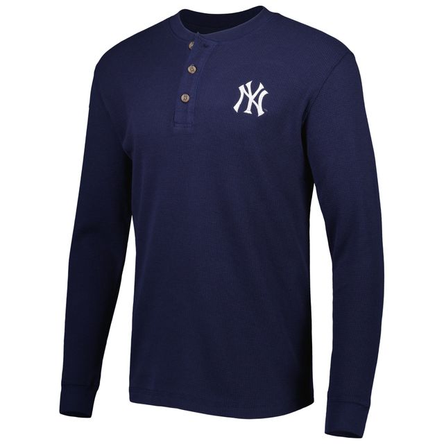 T-shirt à manches longues pour homme Dunbrooke New York Yankees bleu marine Maverick
