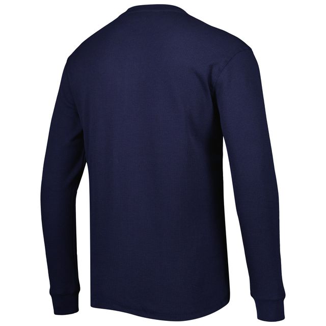 T-shirt à manches longues pour homme Dunbrooke New York Yankees bleu marine Maverick